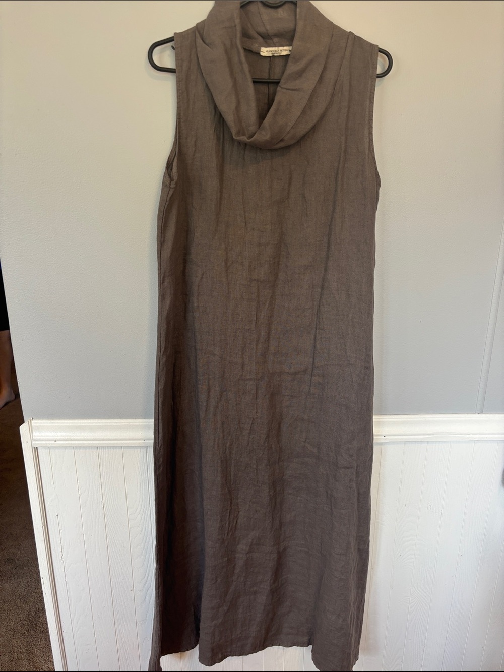 Linen maxi dress